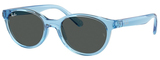 Transparent Blue / Dk Grey