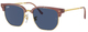 Opal Pink On Gold / Dark Blue