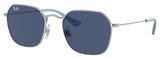 Silver / Dark Blue