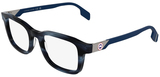 Striped Blue / Clear
