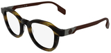 Striped Khaki / Brown / Clear