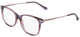 Plum Stripe / Clear