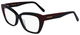 Black / Burgundy / Clear