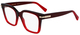 Gradient Transparent Dk Red / Clear