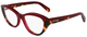 Opaline Burgundy / Red Tort / Clear