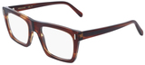 Striped Brown / Clear