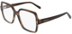 Striped Brown Green / Clear