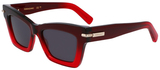 Gradient Dark Red Transparent