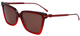 Gradient Transparent Dark Red