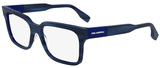 Striped Blue / Blue / Clear