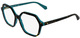 Dark Tortoise / Azure / Clear