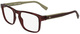 Transparent Burgundy / Clear