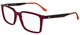 Transparent Burgundy / Clear