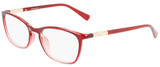 Gradient Burgudy Pink / Clear