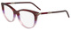 Gradient Burgundy Pink / Clear