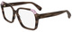 Striped Peach / Pink / Clear
