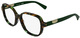 Green Brown Havana / Clear