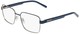 Satin Navy / Silver / Clear