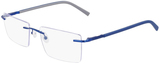 Marchon Airlock Eyeglasses AL SLATE 410