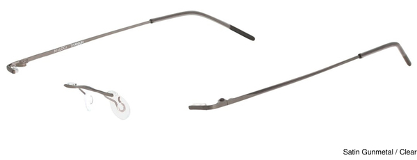 Marchon Airlock Eyeglasses AL WISDOM CHASSIS 033