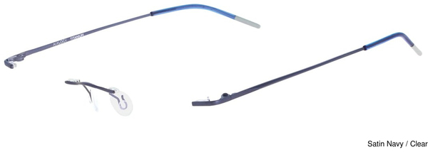 Marchon Airlock Eyeglasses AL WISDOM CHASSIS 424