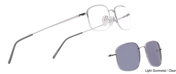 Flexon Eyeglasses Flx806 Mgc-Clip 033