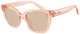 Transparent Peach / Light Brown