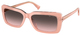 Peach Transparent / Grey
