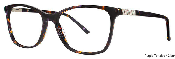 Modern Art Eyeglasses A384 Purple Tortoise