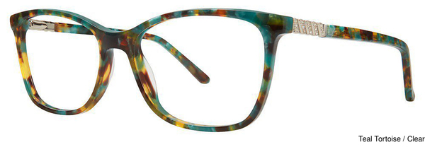 Modern Art Eyeglasses A384 Teal Tortoise