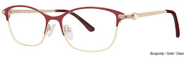 Modern Art Eyeglasses A386 Burgundy/Gold