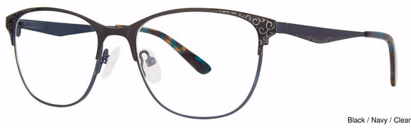 Modern Art Eyeglasses A602 Black/Navy
