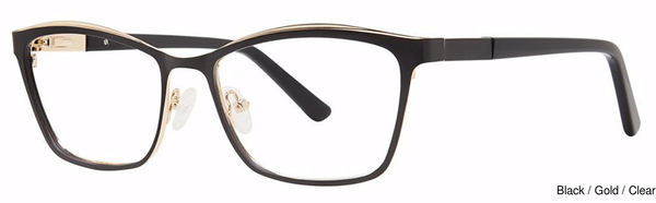 Modern Art Eyeglasses A608 Black/Gold