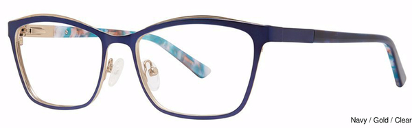 Modern Art Eyeglasses A608 Navy/Gold