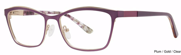 Modern Art Eyeglasses A608 Plum/Gold