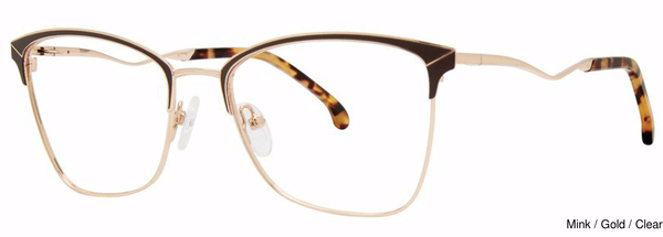 Modern Art Eyeglasses A609 Mink/Gold
