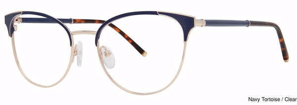 Modern Art Eyeglasses A611 Navy Tort