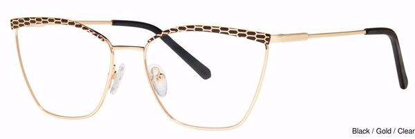 Modern Art Eyeglasses A614 Black/Gold