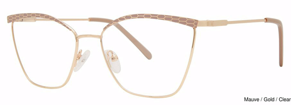Modern Art Eyeglasses A614 Mauve/Gold