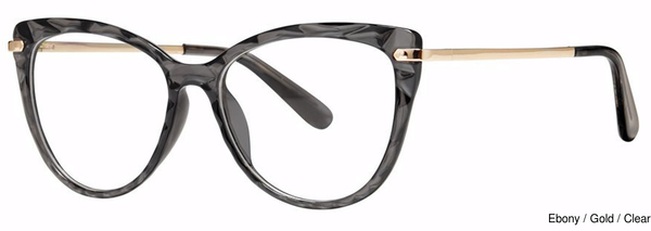 Modern Art Eyeglasses A618 Ebony/Gold