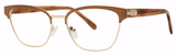 Modern Art Eyeglasses A624 Taupe/Gold