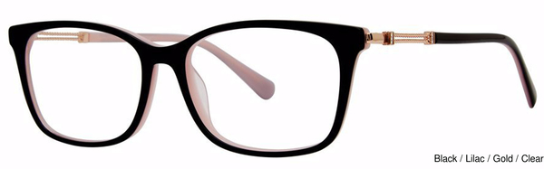 Modern Art Eyeglasses A625 Black/Lilac/Gold