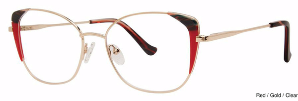 Modern Art Eyeglasses A626 Red/Gold
