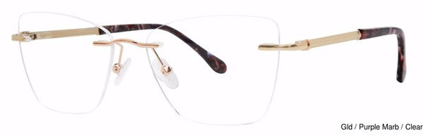 Modern Art Eyeglasses A627 Gld/Purple Marb