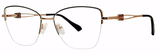 Modern Art Eyeglasses A628 Black/Gold