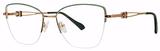 Modern Art Eyeglasses A628 Jade/Gold