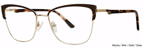 Modern Art Eyeglasses A629 Mocha/Mnk/Gold