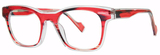 Modern Art Eyeglasses A631 Ruby/Crystal