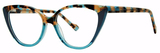 Modern Art Eyeglasses A632 Tortoise/Saphr Blue