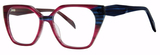 Modern Art Eyeglasses A633 Fuchsia/Saph